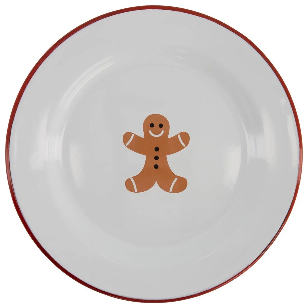 HEMA Kinder Kerstservies Emaille Bord Ø22cm