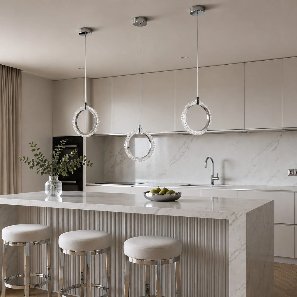 LED hanglamp LHJ126-W Chroom