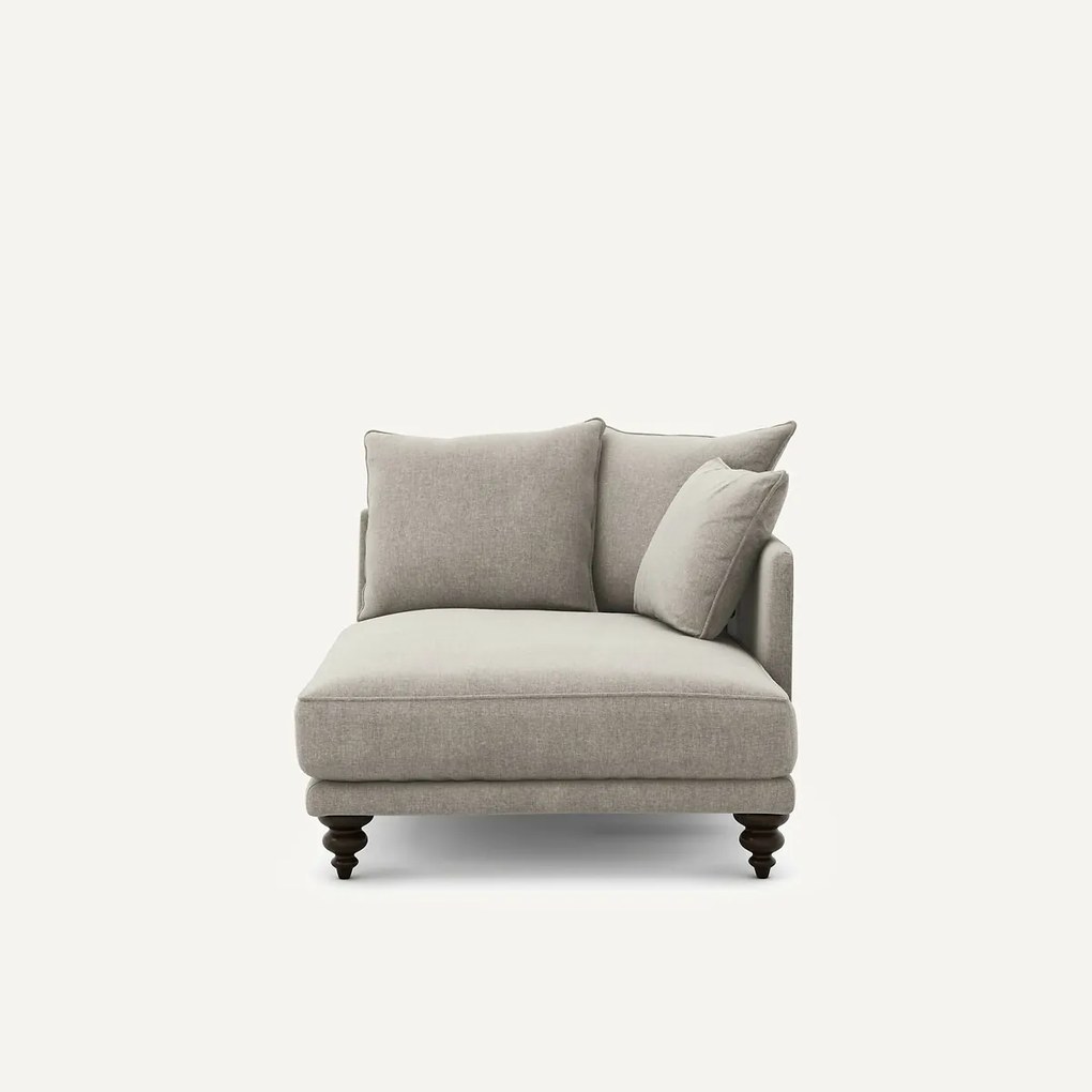 Chenille fluwelen longchair, Lazare