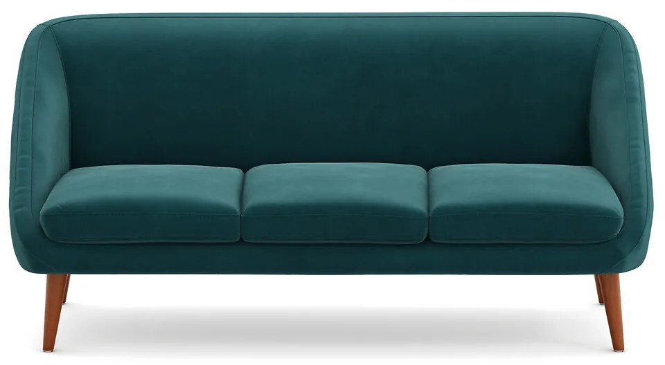 3-zit bank, in fluweel, Séméon
