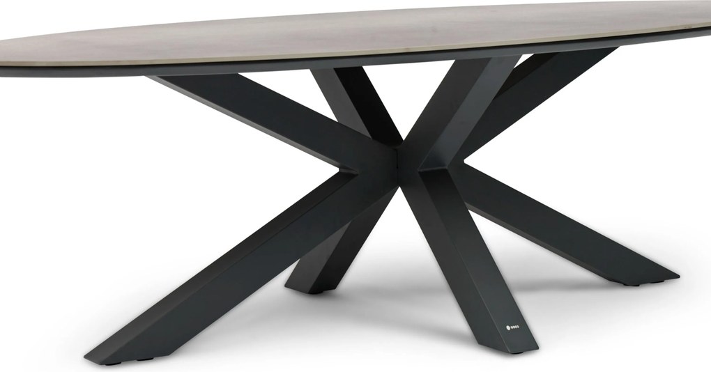 Dining Tuintafel  240 x 120 cm Grijs Lunea