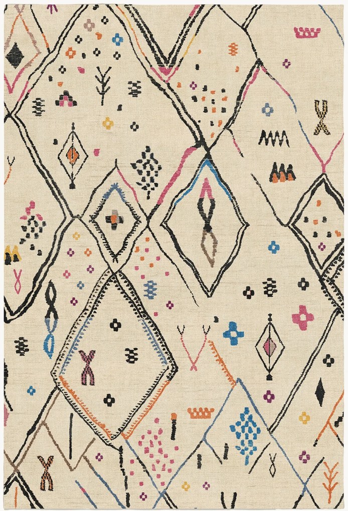 Wasbaar laagpolig vloerkleed Pamir