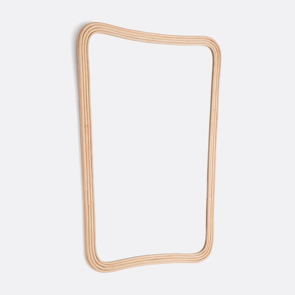 Spiegel in rotan 87x 59 cm, Sakhara