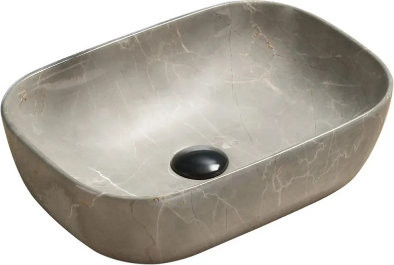 Mexen Rita opbouw wastafel 45 x 32 cm, beige steen - 21084597
