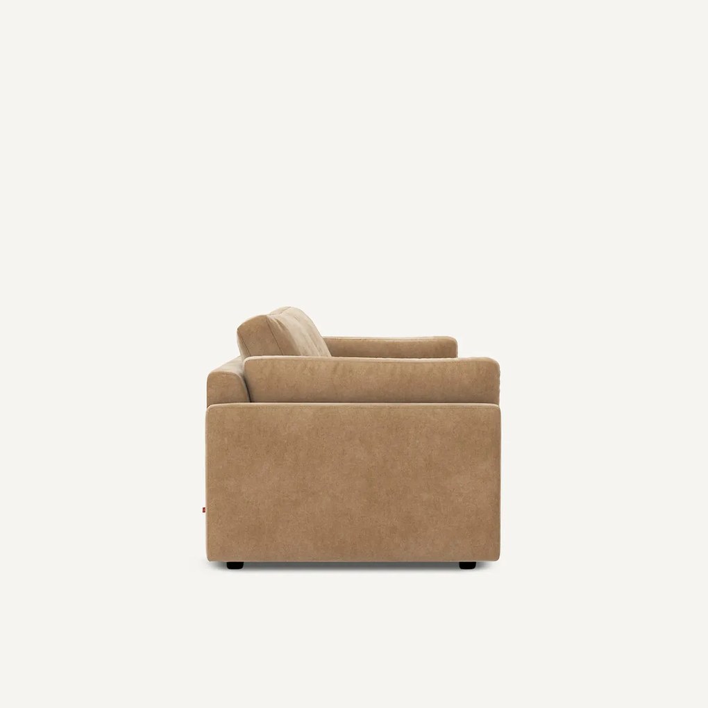 Slaapbank in stonewashed fluweel, CESAR