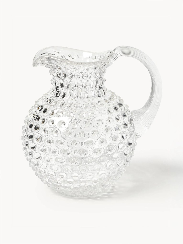 Mondgeblazen karaf Hobnail