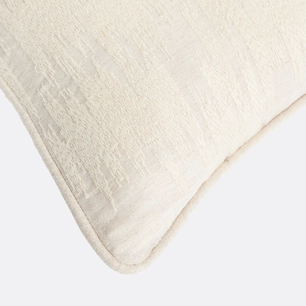 Geborduurde kussenhoes, katoen en linnen, ENYO