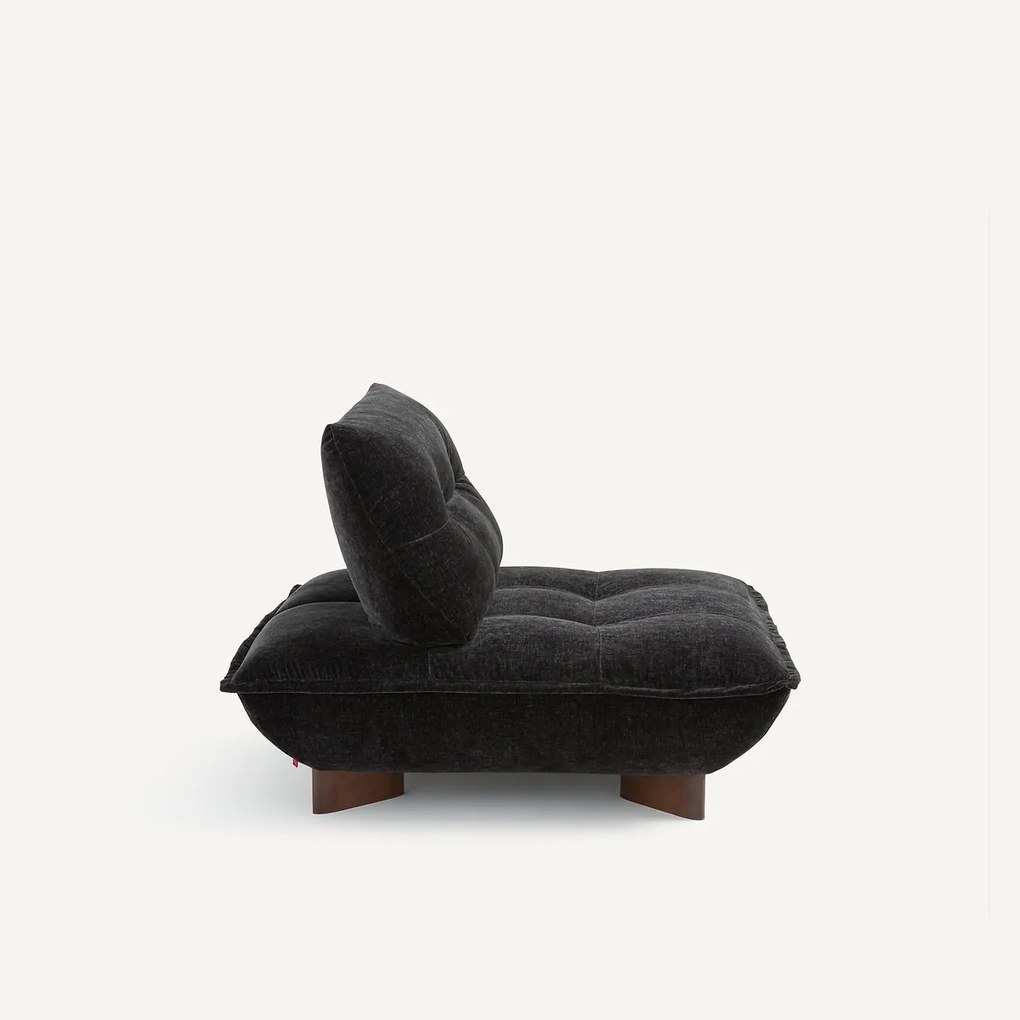 Modulaire zetel in chenille fluweel, Kaori