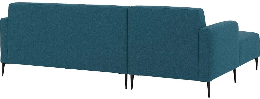 Goossens  Key West blauw, stof, 2,5-zits, modern design