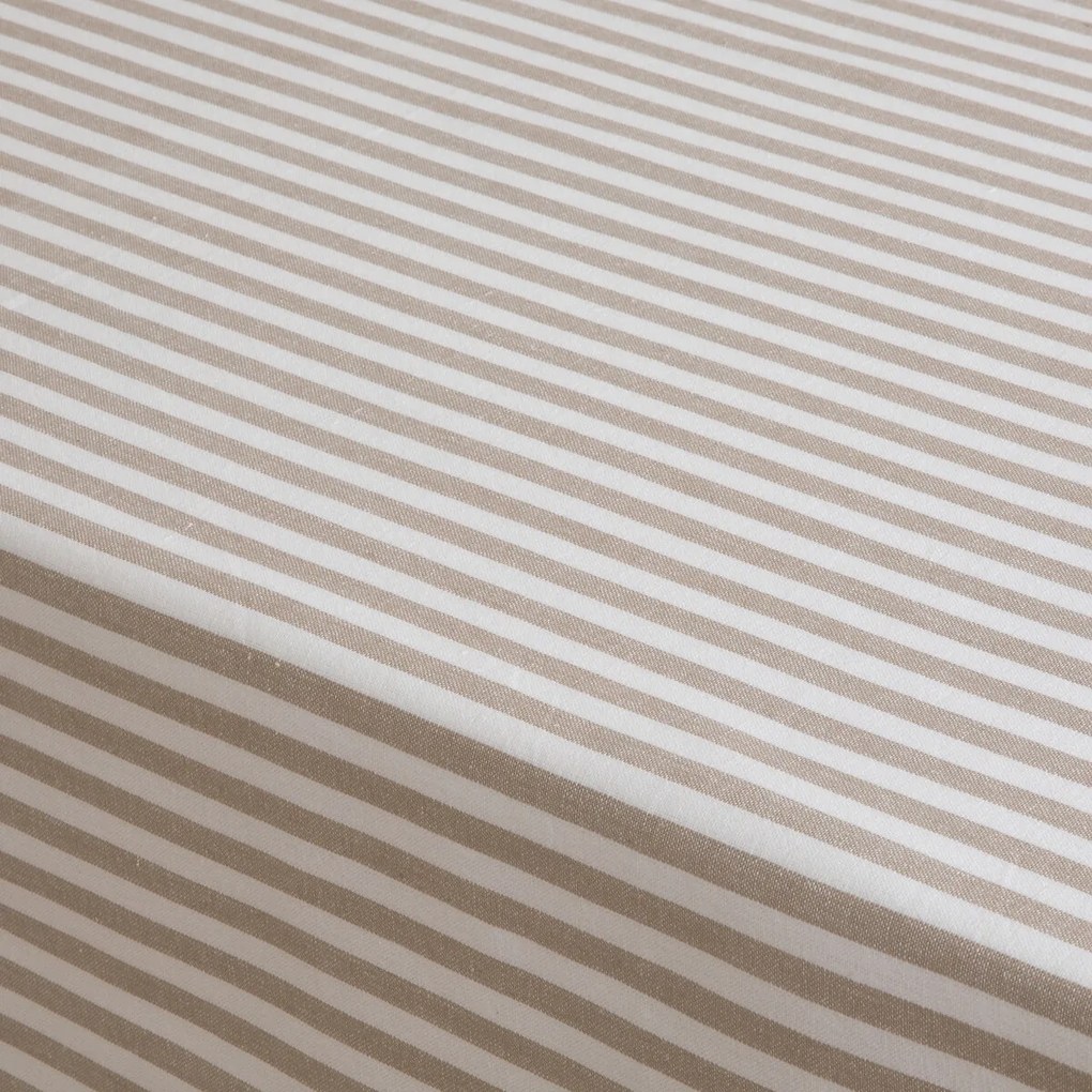 Gestreept tafelkleed geweven-geverfd, 30% gerecycled katoen, SOIZIC