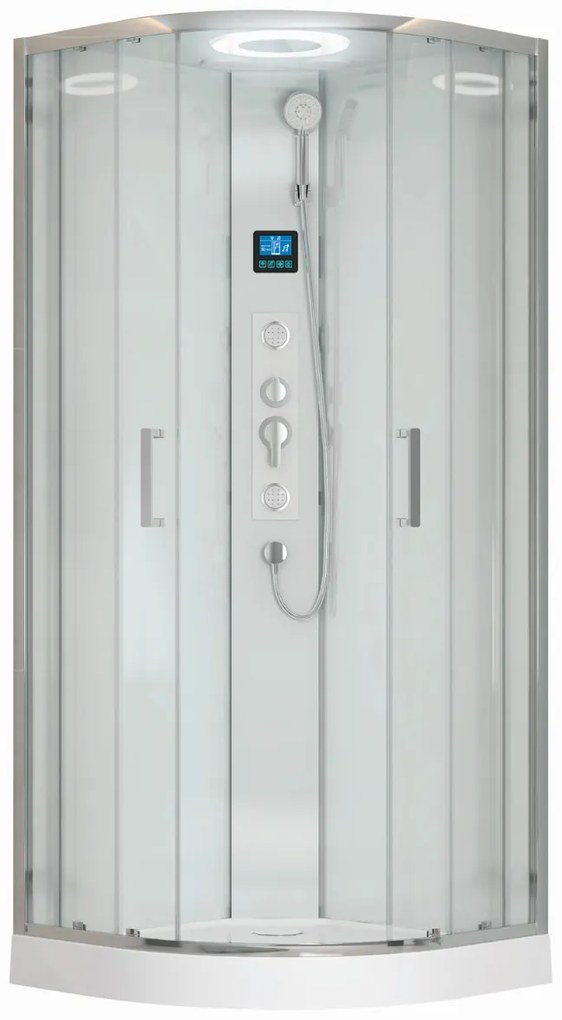 Kerra Orion complete douchecabine met massagejets wit