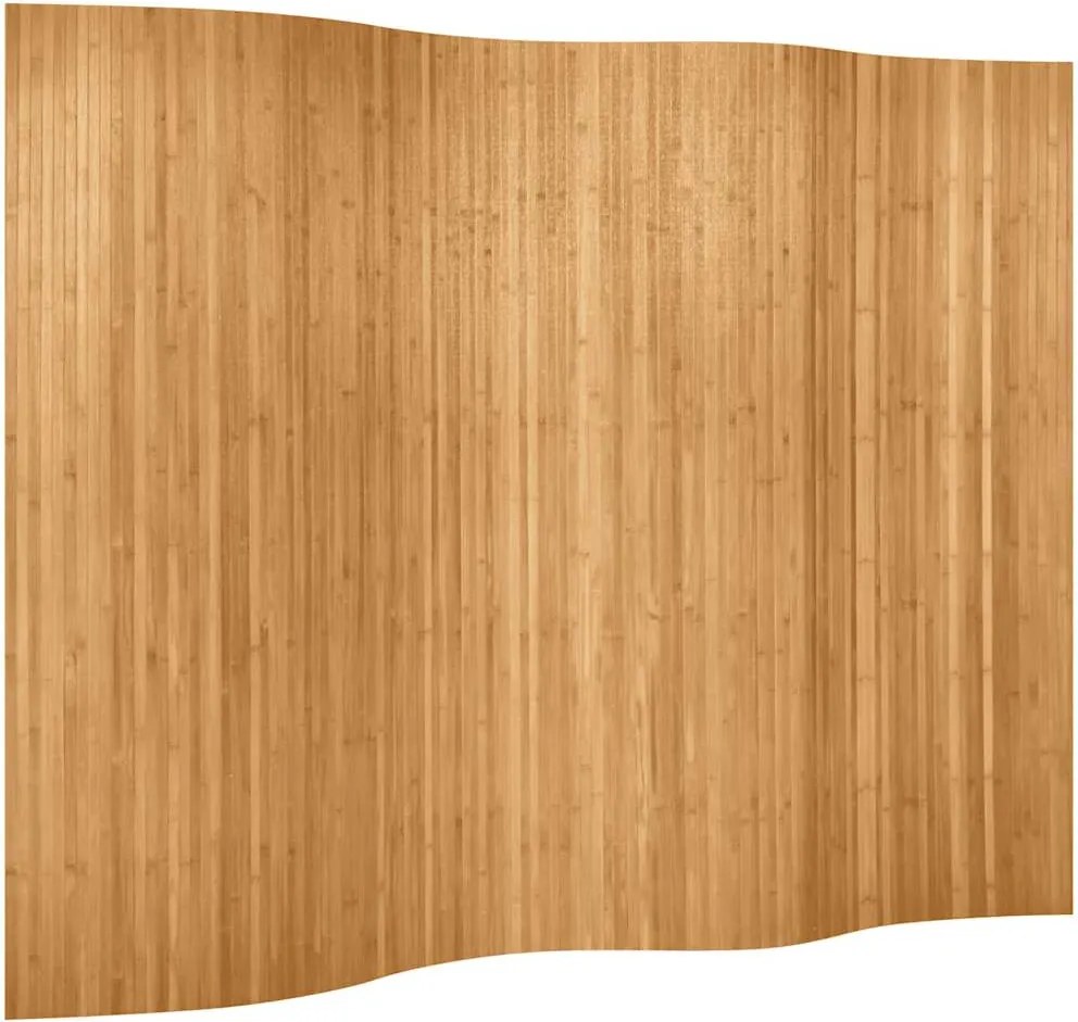 vidaXL Kamerscherm breedte 250 cm hoogte 165 cm bamboe natuurlijk
