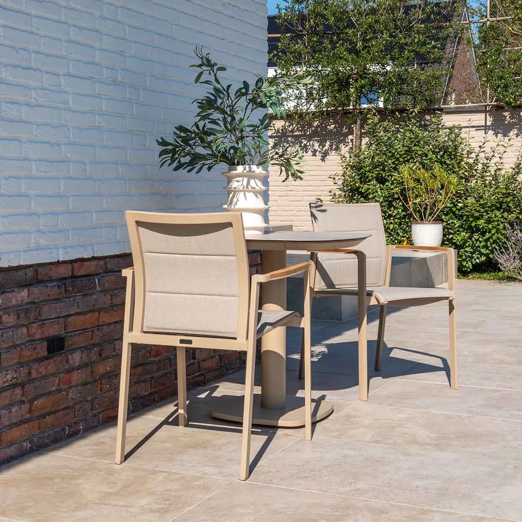 Taste by 4 Seasons Cortina tuinset 3-delig latte - Manolo 75x75 cm