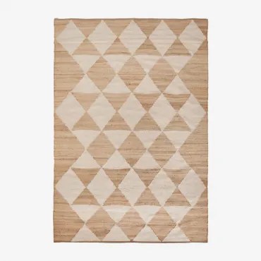 Rechthoekig Vloerkleed Van Jute En Katoen Braeden 300 X 200 Cm - Sklum