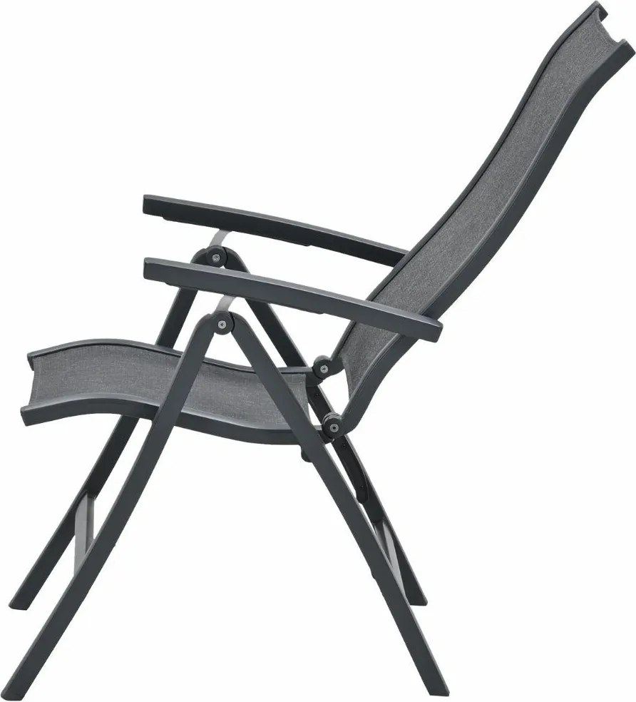 Garden Impressions Hilly tuinstoel verstelbaar - donker grijs