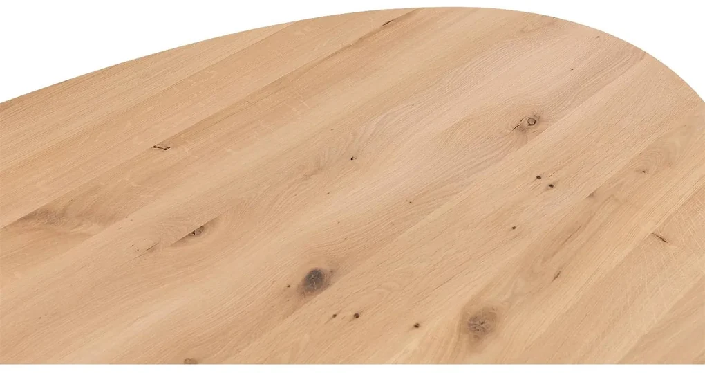 Goossens Eettafel Blade, Strak blad ovaal 260 x 120 cm 6 cm dik