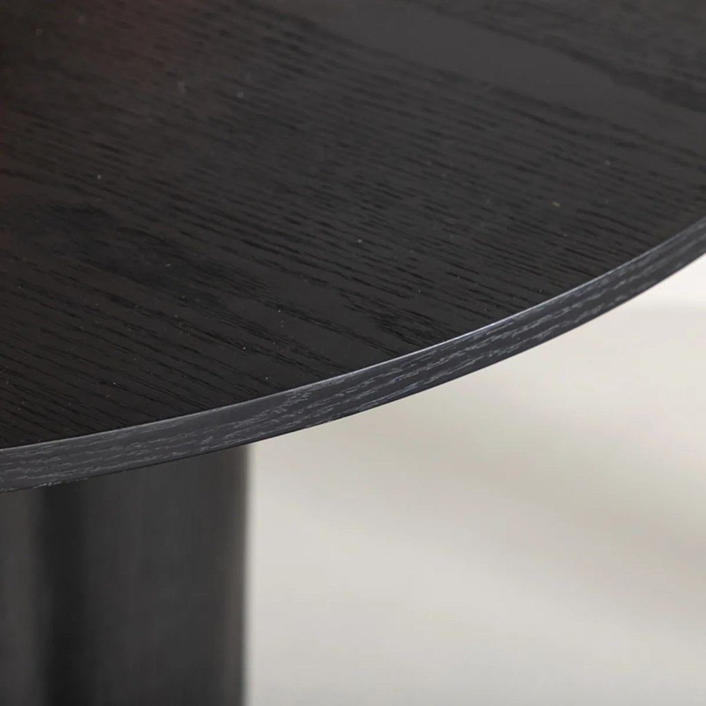 Design Eettafel Zwart - 110 X 110cm.