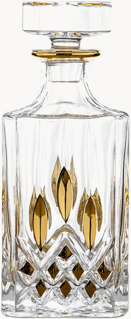 Whiskey karaf Quorin met goudkleurige details