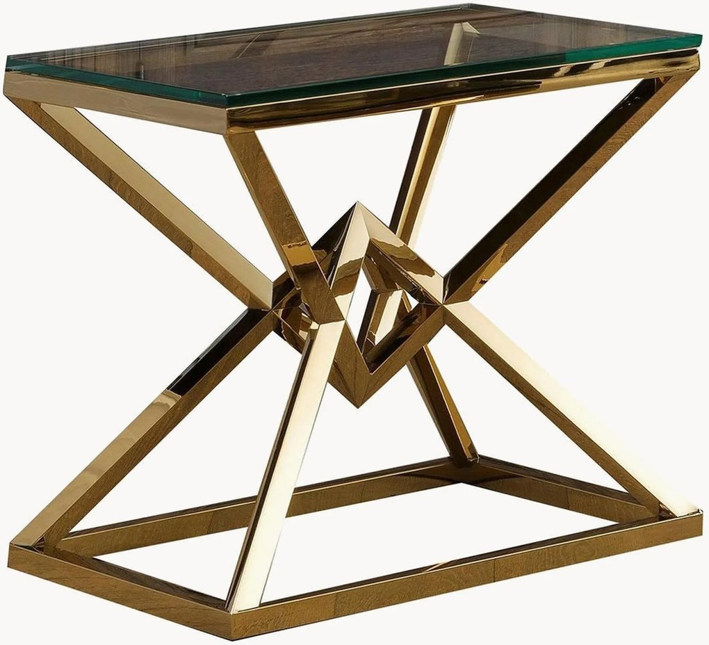 Handgemaakte bijzettafel Connor