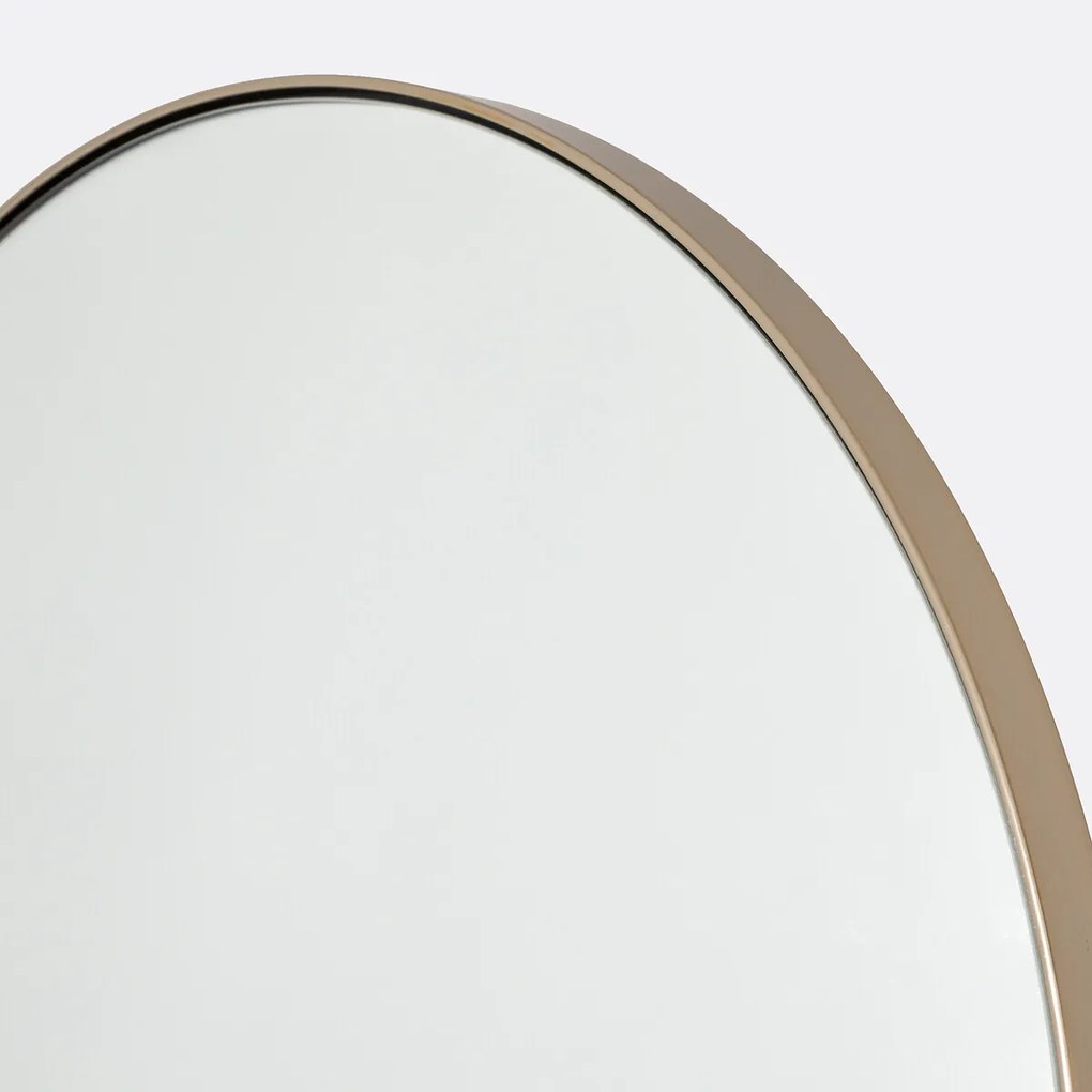 Vrijstaande spiegel of passpiegel 50x150 cm, messing, Iodus