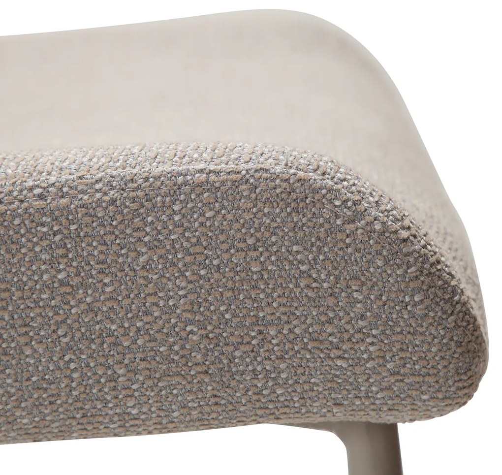 Dan-Form Glam Luxe Eetkamerstoel Boucle Cashmere Ton-sur-ton