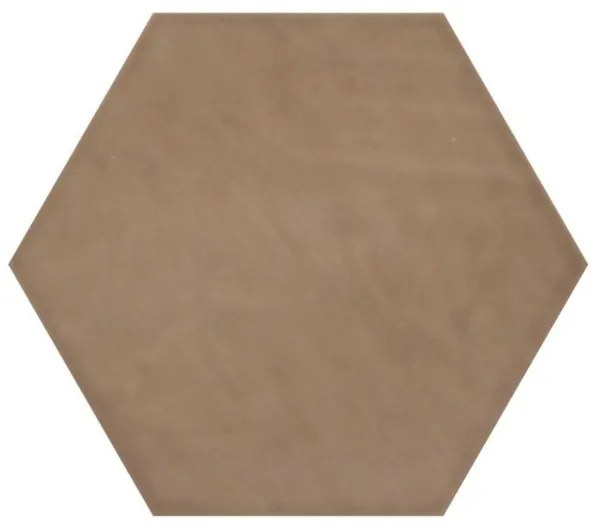 Cifre Cerámica Wandtegel hexagon Vodevil Moka 17,5x17,5 cm Vintage Glans Bruin SW07310745-3