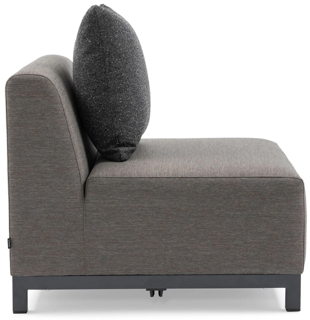 Hoek loungeset 6 personen Outdoor textiel Grijs De Laan Projects