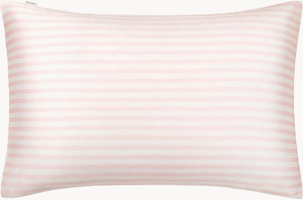 Charmeuse zijden kussensloop Striped