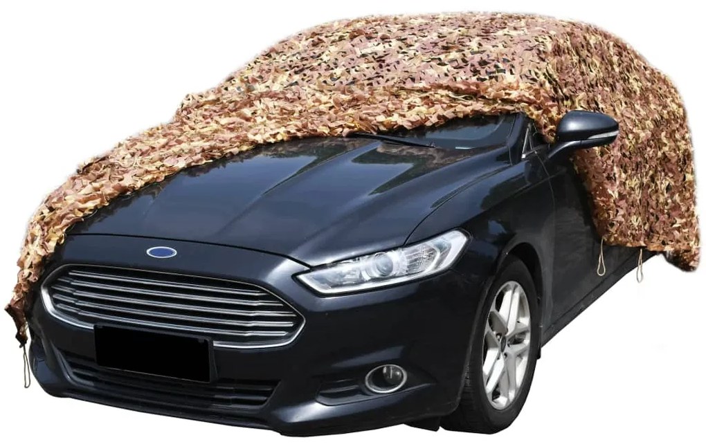 vidaXL Camouflagenet met opbergtas 1,5x6 m beige