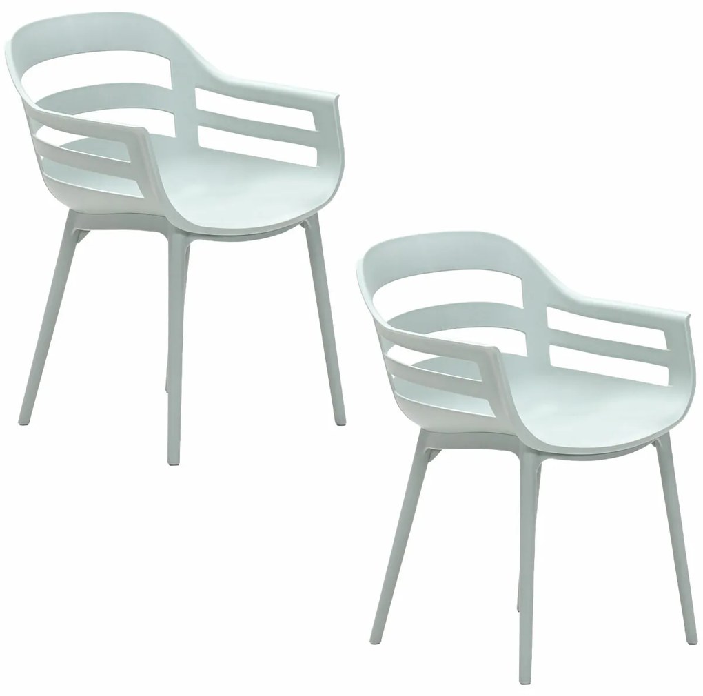 Garden Impressions Sunny tuinstoel olijf - 2 stuks