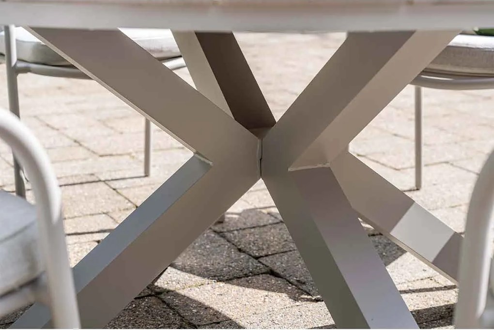 Garden Impressions Tulli tuintafel Ø148 cm - light teak look