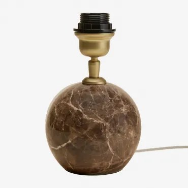 Marvexi Natuurlijke Stenen Tafellampvoet Bruin Marmer Emperador - Sklum