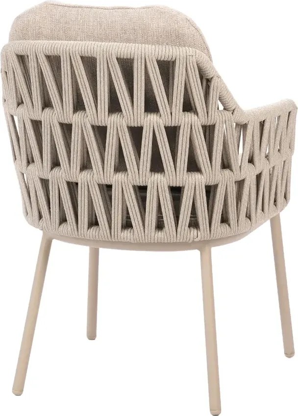 Taste by 4 Seasons Santino tuinstoel Latte Tuinstoel beige weerbestendig