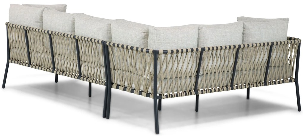 Dining Loungeset 7 personen Aluminium/rope Grijs Lifestyle Garden Furniture Cordani