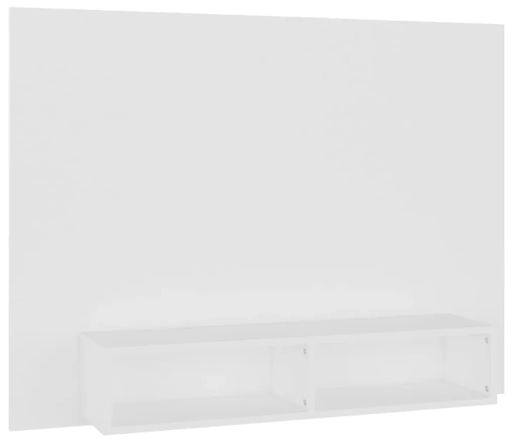 vidaXL Tv-wandmeubel 120x23,5x90 cm spaanplaat wit