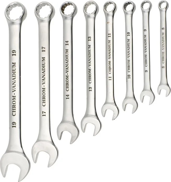 KWB 8-Delig Steek-Ringsleutelset 8-19