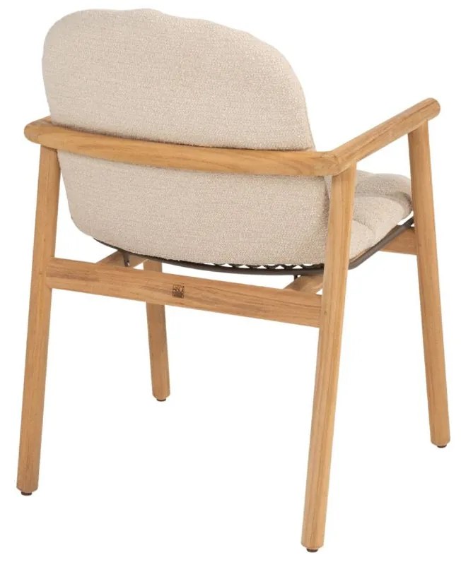 4 Seasons Outdoor Samos tuinstoel teak SALE Tuinstoel beige weerbestendig