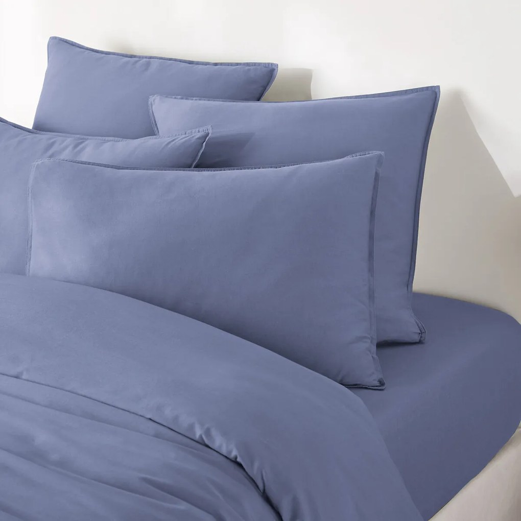 Effen kussensloop in gewassen katoen, Scenario