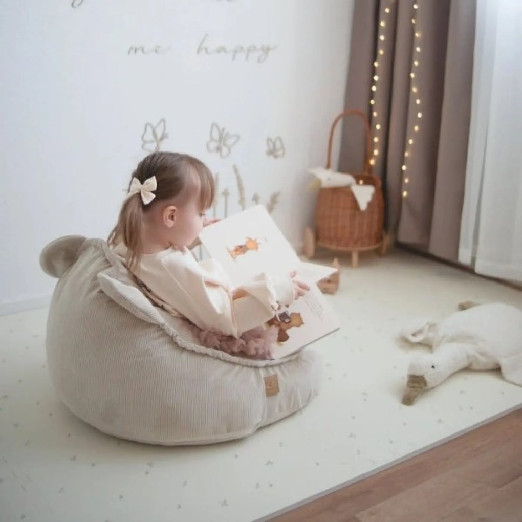 Sako Teddy Kinderzitzak Slimcord Rib - Beige