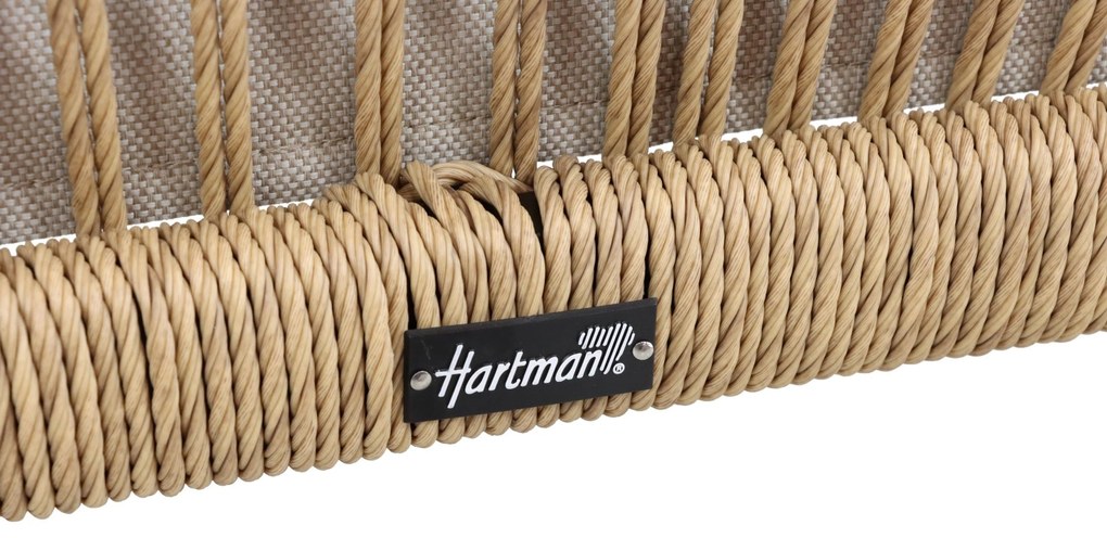 Stoel en Bank Loungeset 5 personen Aluminium/wicker Zwart Hartman Nice