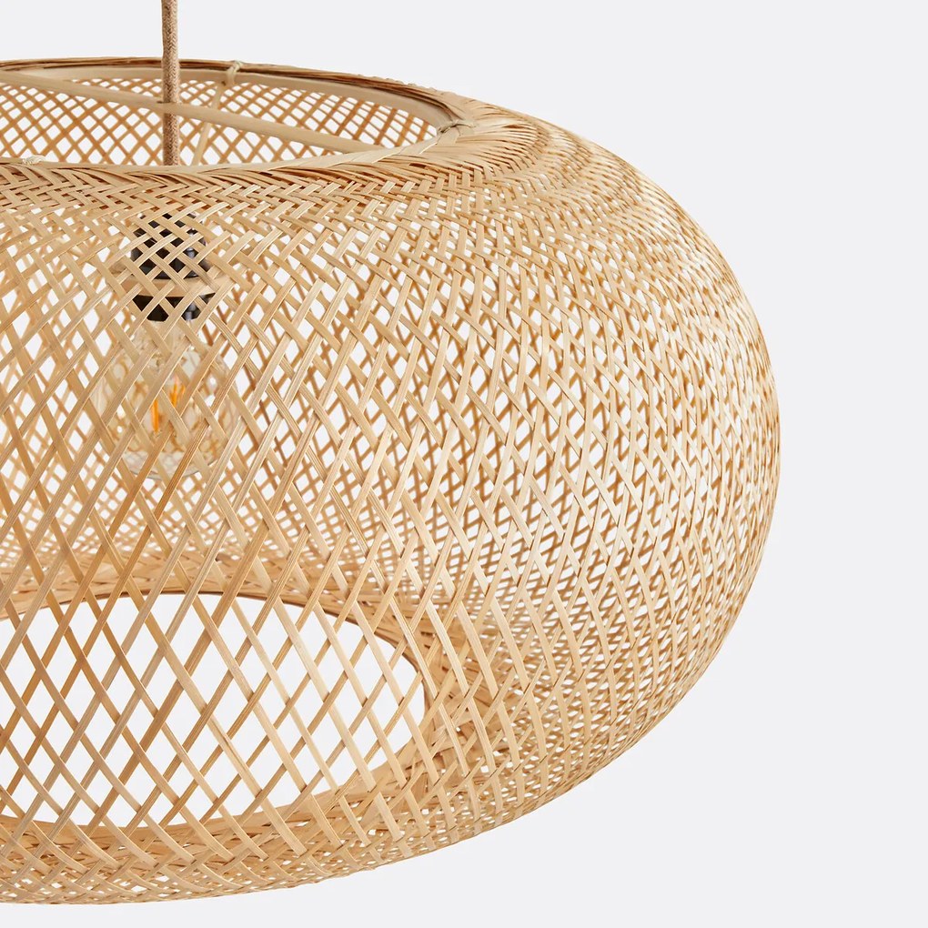Hanglamp in bamboe Ø65 cm, Ezia