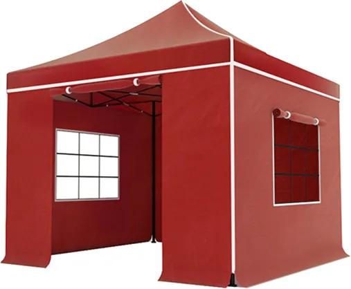 Easy up 3x3m rood luxe partytent