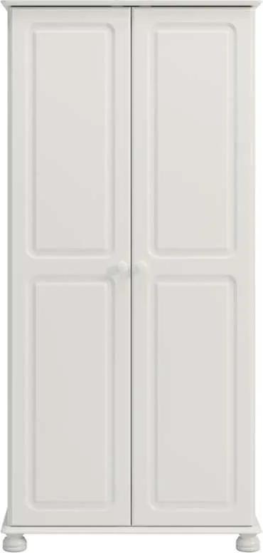 Kledingkast Richmond 2-deurs - wit - 185,1x88,2x57 cm - Leen Bakker