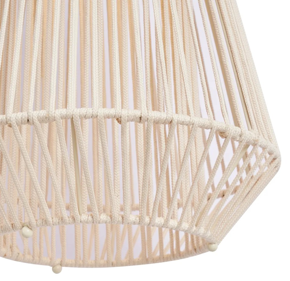 Buitenlamp Bohemian tafellamp beige incl. LED 3-staps dimbaar IP54 solar oplaadbaar - DucaBohemian IP54 Bohemian Buitenverlichting rond