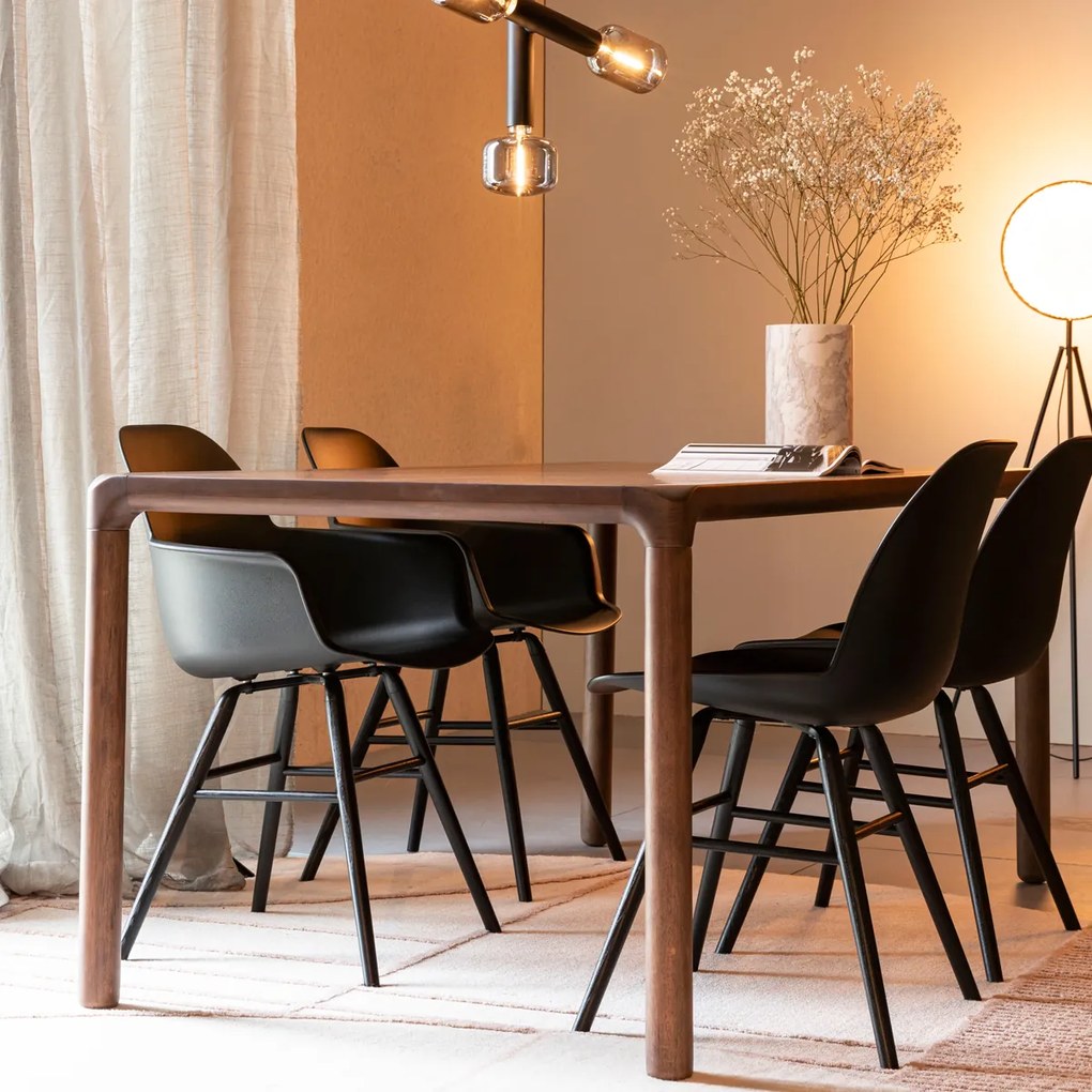 Zuiver Albert Kuip All Black Design Eetkamerstoel Zwart