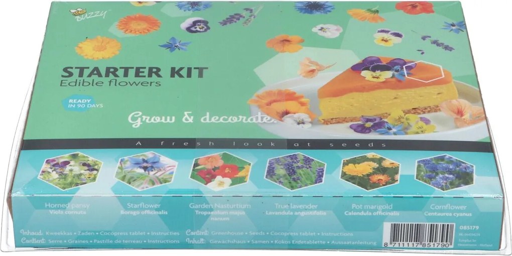 Buzzy® Complete Mini Kweekset Eetbare bloemenzaden