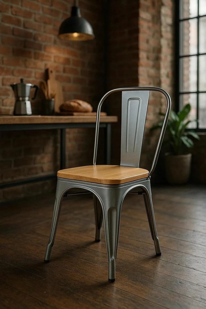 Torix Stoel Natuurlijk Hout