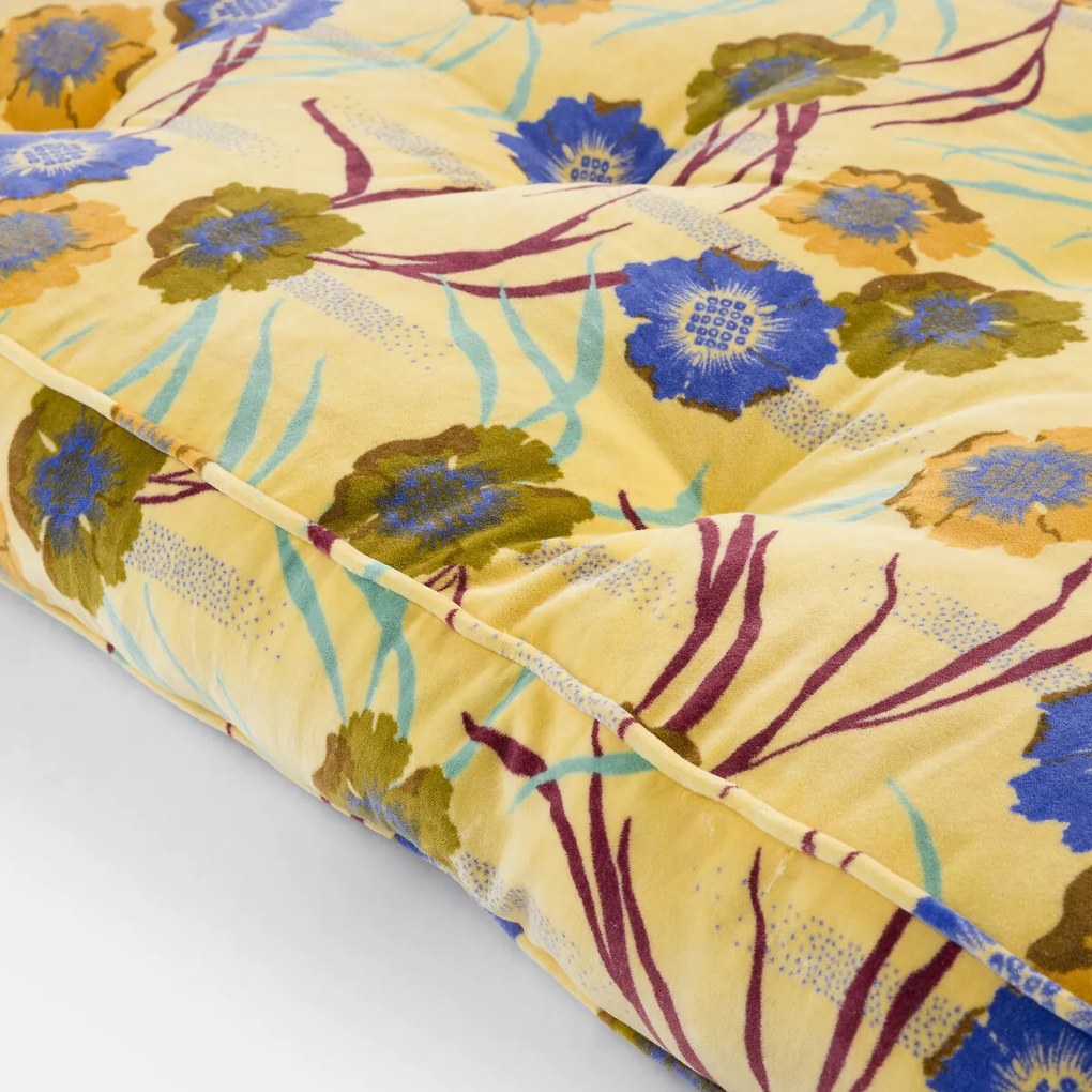 Vloermatras 60x120cm, bedrukt katoenen velours, MOWAN