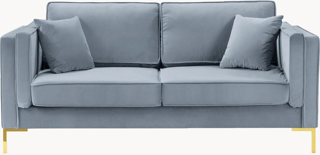 Bank Luis (2-zits) met fluweel effect, B 160 cm