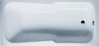 Set ligbad bad/douchecombinatie plaatstaal/geëmailleerd wit (lxb) 1800x800mm